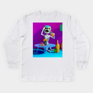 Day of the Dead Hangover Kids Long Sleeve T-Shirt